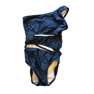 KANDI KOUTURE Black dance Leotard Contemporary Youth size XL